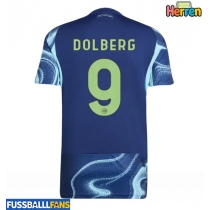 Ajax Kasper Dolberg #9 Auswärtstrikot 2025-26 Kurzarm